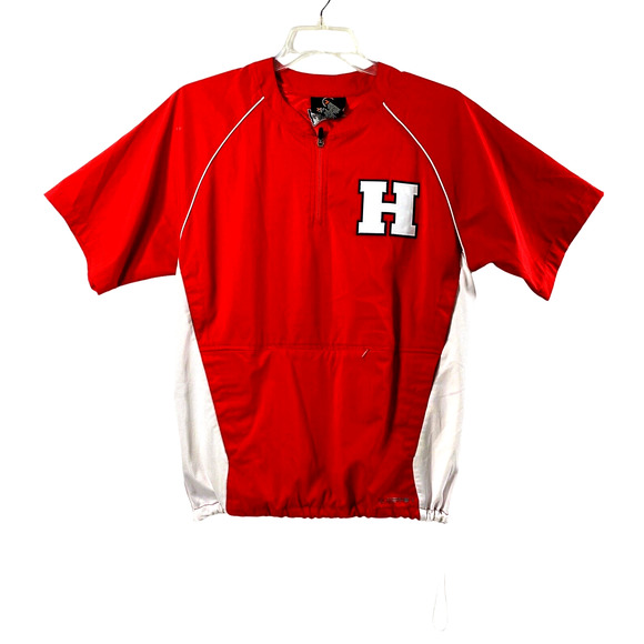 New England Patriots Shirt Mens Small XGrain Red Short Sleeve Sports Pockets - Picture 1 of 16